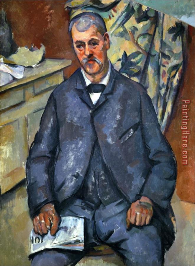 Paul Cezanne Portrait of a Sitting Man 1898 1900